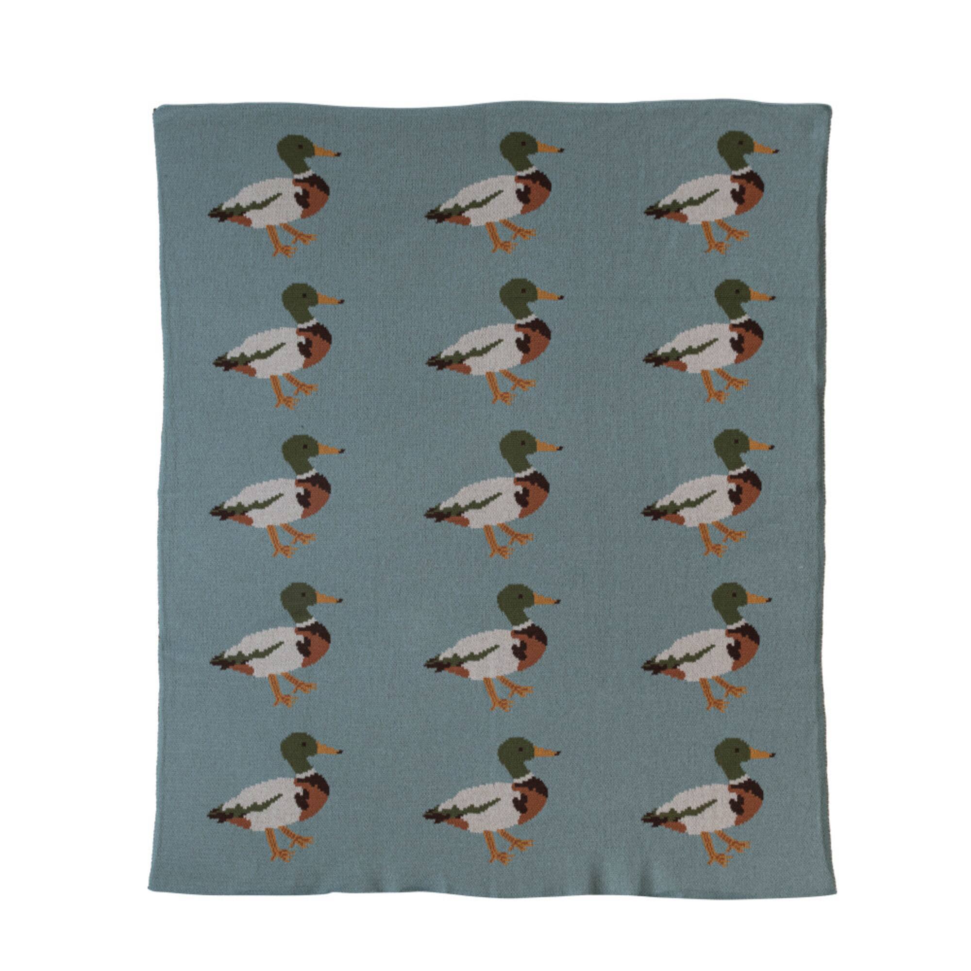 Hello Honey® Multicolor Duck Baby Blanket